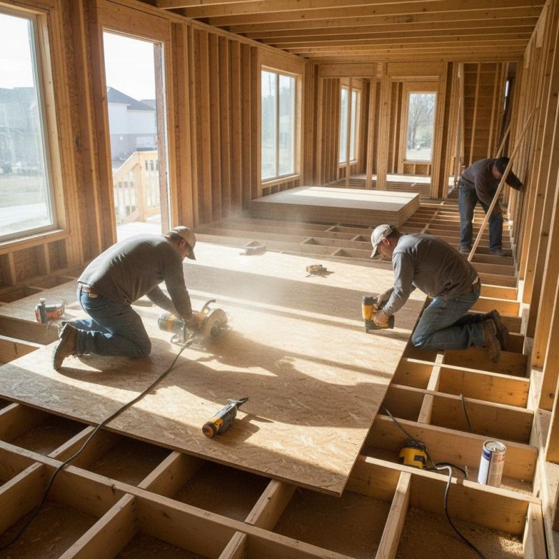 Plywood Flooring Installation