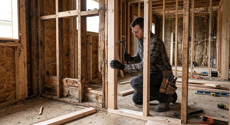Structural Framing Replacement in Wilmington, NC